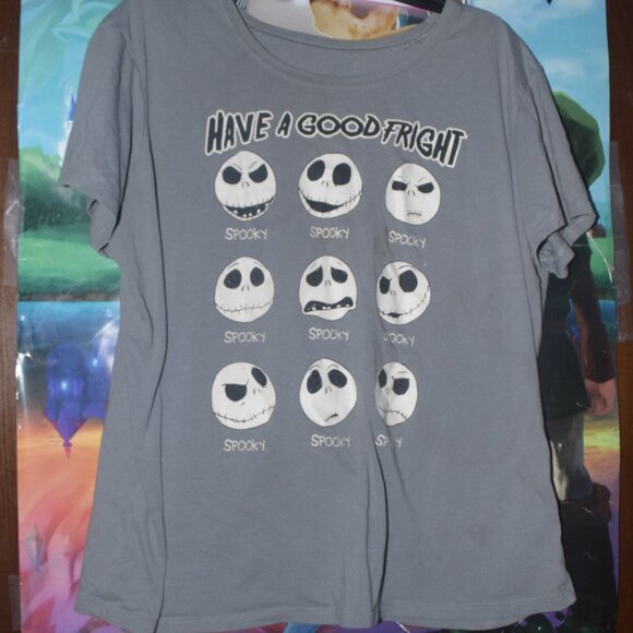 Disney Tops - Disney Nightmare before Christmas Have a good fright jack tshirt 2xl (jrs)